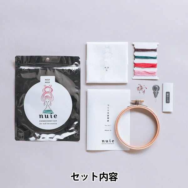 Embroidery kit "NUIE embroidery kit Kit Naige screw HCA15 // 6" MIYUKI Miyuki