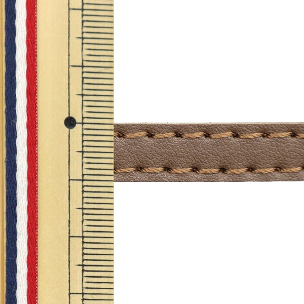 Materiale della borsa "Tape punti in pelle doppia di circa 10 mm di larghezza #72 marrone ftw10-72"