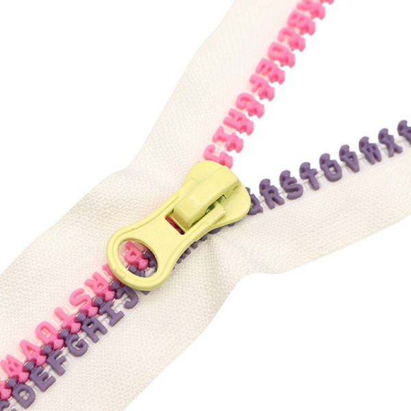 Молния "алфавитМолния 20см 3pppk Pink x Purple SPF2301-20"