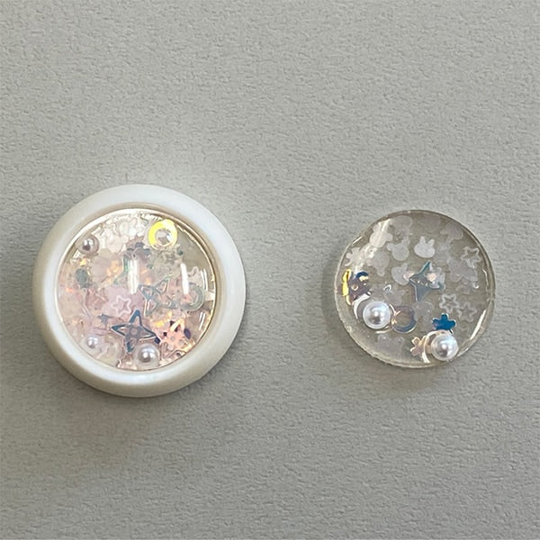 Resin material "Mixed flake light pink 10-3782"