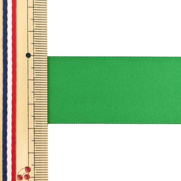 리본 "폴리 에스테르 이중 새틴리본 녹색 28mm x 3m "