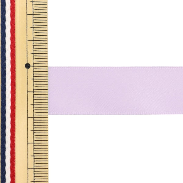 リボン 『ポリエステル両面サテンリボン スミレ 19mm×3m』