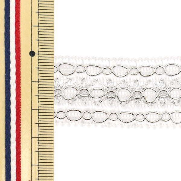 【数量5から】 手芸ブレード 『ラメブレード シルバー 8313』