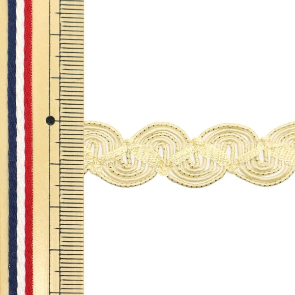 【数量5から】 手芸ブレード 『ラメブレード ゴールド 10528-GL』