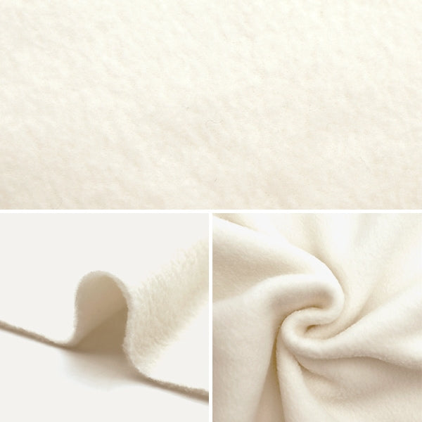 الأقمشة "صوف ناعم على الوجهين، ماص للرطوبة، توليد الحرارة، مضاد للوبر" قماش مقطوع طبيعي تقريبًا 1.45 م × 1 م