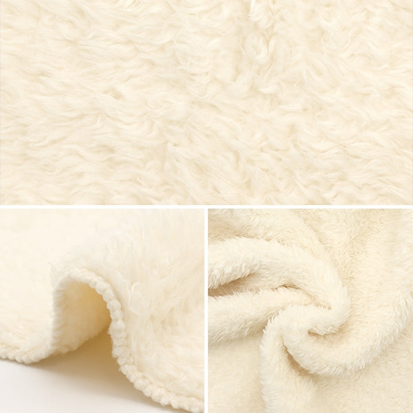 Tissu "L'alésage réversible Tissu coupé Blanc de lait d'environ 70 cm x 100 cm C-STK-2-1MWH"