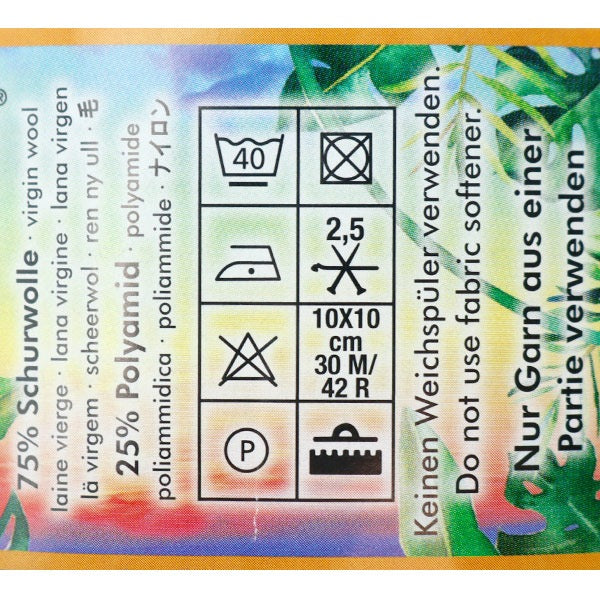 Fil à chaussettes pelote de laine "Legen Valdo 19 4ply 11336 Non."