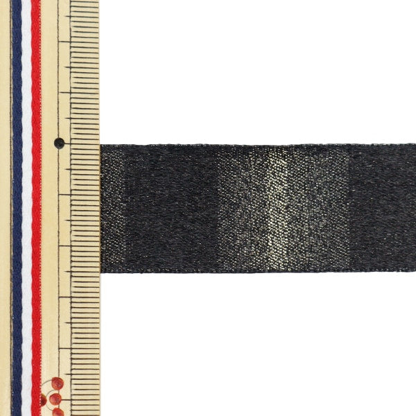 【数量5から】 リボン 『グラデーションラメサテン 約25mm幅 25番色 7400』