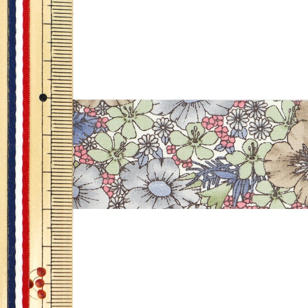 【数量5から】 リボン 『リバティ・ファブリックス プリントリボン 幅30mm RI-DC10480ZE』