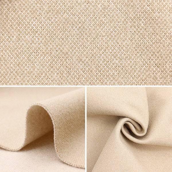 【数量5から】 生地 『ウールライクストレッチ ツイード ツイードベージュ WLLIKE-TW-BE』