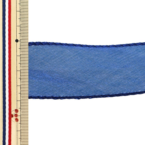 【数量5から】 リボン 『フィッシュテールリボン 約31~40mm幅 ネイビー 13837』