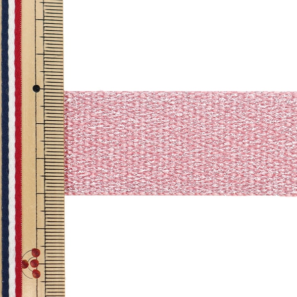 【数量5から】 手芸テープ 『クリスタルテープ 約30mm幅 ピンク YZ30305-C』