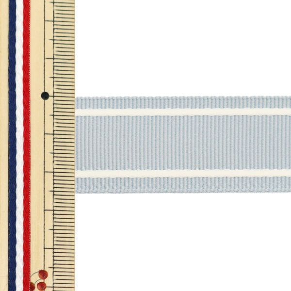 【数量5から】 手芸テープ 『ファミーユテープ 約25mm幅 ブルー YZGSL25-L』