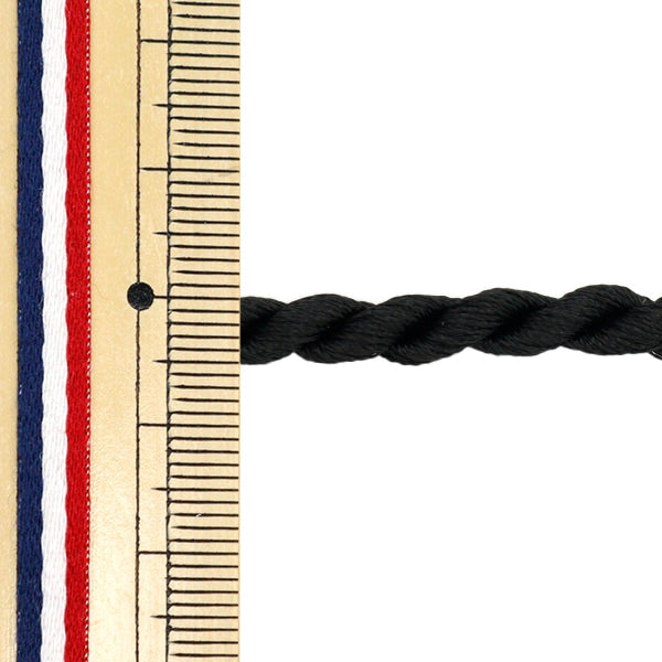 Nastro manuale "Twist Code circa 5 mm di larghezza 2m pacchetto nero NR-01c"