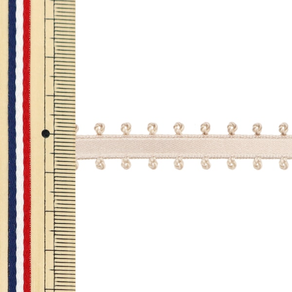 【数量5から】 リボン 『ピコットサテンリボン 1600K 約6mm幅 11番色』 MOKUBA 木馬