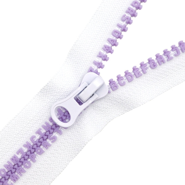 Cerniera "alfabetoCerniera 20 cm Wh White SPF2301-20"