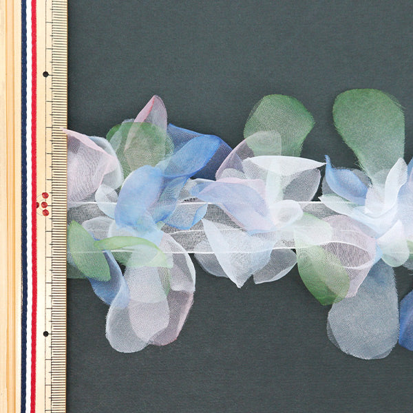 【数量5から】 ブレード 『花モチーフテープ ミックスグリーン FMC-3-MGR』