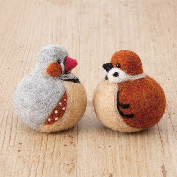 NadelfilzenKit "Roncho Mochimochi My Kinkacho und Suzume H441-613" Hamanaka