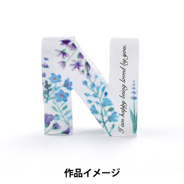 Material de resina "Sello de un tacto Flower Small Flower Blue tipo Ate-274" Eruberu Elbert