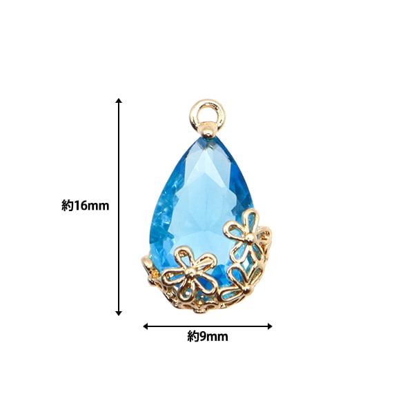 Material accesorio "2024 Piezas de cuentas de color azul claro ISY-6-24-36B"