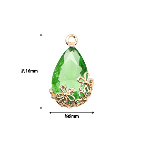 Material accesorio "2024 Piezas de cuentas Verdes ISY-6-24-36E"