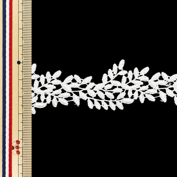【数量5から】 レースリボンテープ 『レース ホワイト 約4cm幅 ISY-6-24-11A』