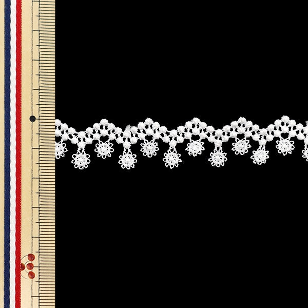【数量5から】 レースリボンテープ 『レース ホワイト 約1.7cm幅 ISY-6-24-30』