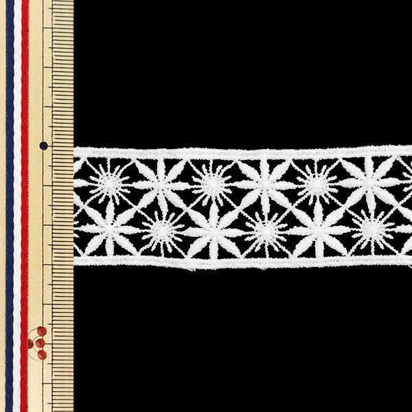 【数量5から】 レースリボンテープ 『レース ホワイト 約4cm幅 ISY-6-24-3A』