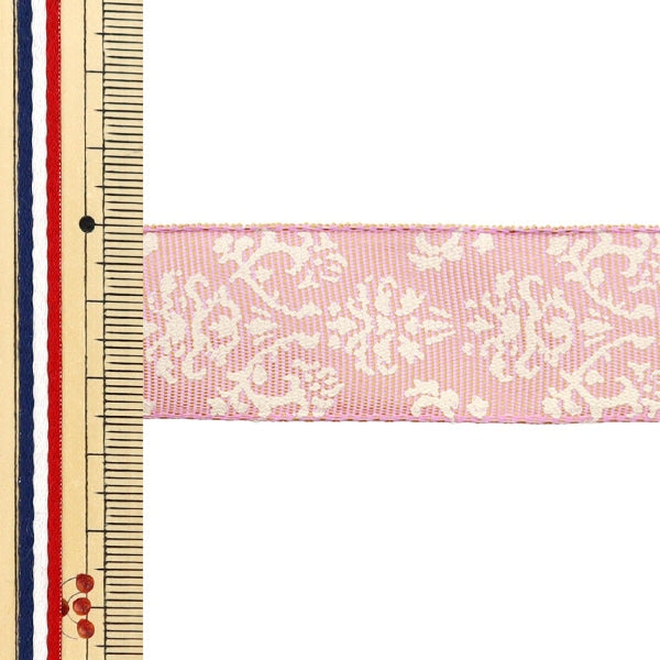 【数量5から】 リボン 『ブリクソン(ワイヤー入り) 幅約2.5cm 84番色』 AOYAMARIBBON 青山リボン