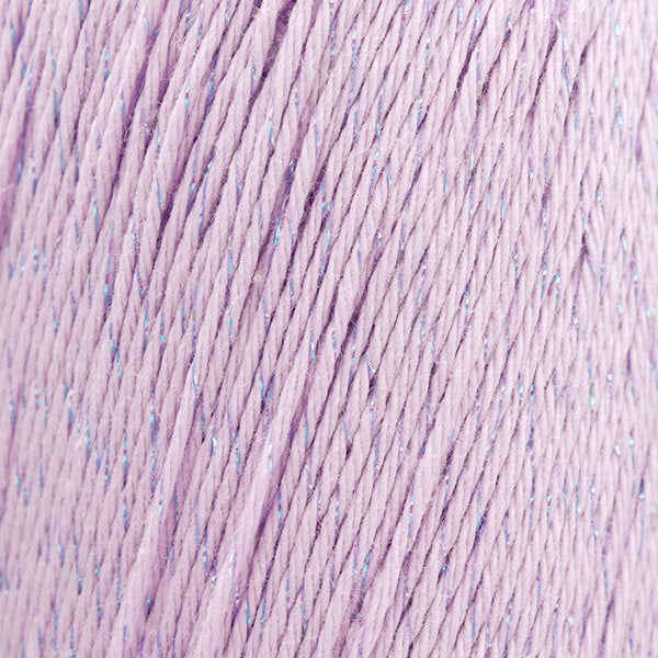 Spring/SummerYarn "Cotton Every Glitter, Color 9, Ice Lavender" World Festa [Yuzawayaoriginal】