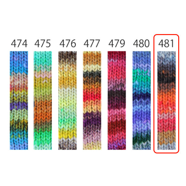 الخريف/الشتاءخيوط الغزل "كوريون رقم 481 اللون" نورو إيساكو نورو