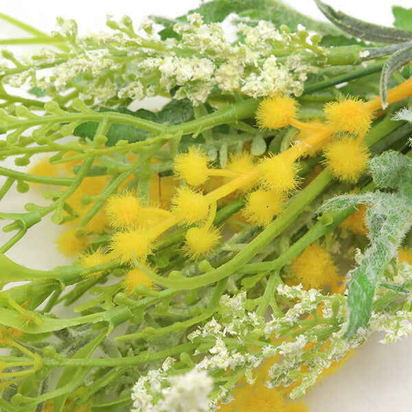 造花 シルクフラワー 『フィールドミモザ ミックスの束 V23015-055』