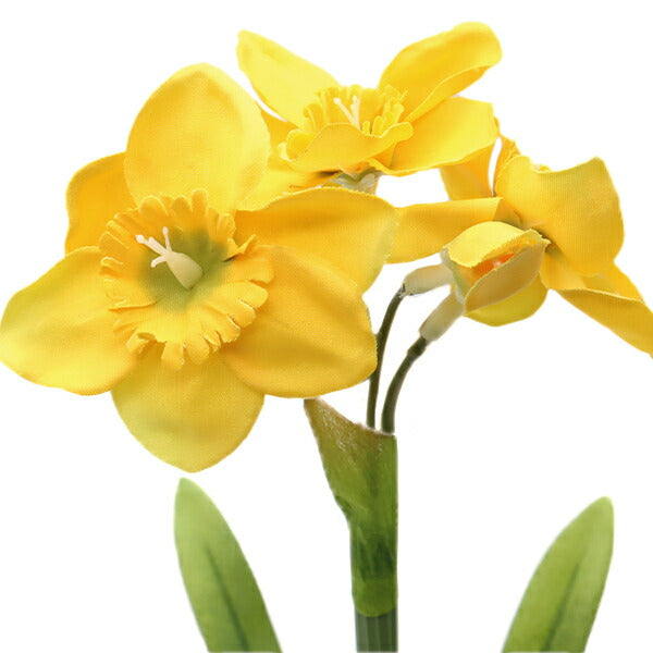 造花 シルクフラワー 『日本水仙 イエロー V24231-004』