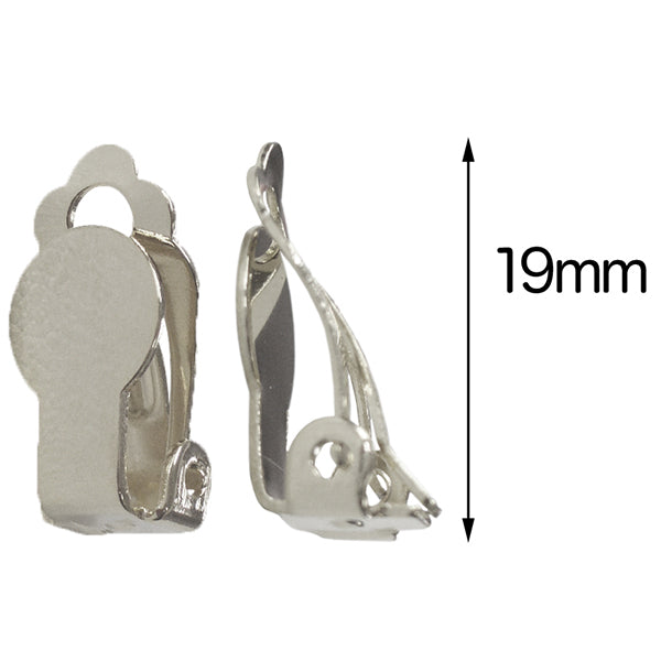 Kunsthandwerksklasse "Feder Ohrringe mit Tafel 9mm"