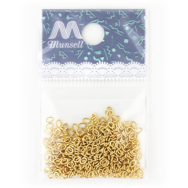 Kunsthandwerk Klammer "C kann 0,5x2x3mm Goldfarbe"