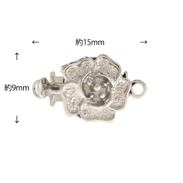 手工藝支架“玫瑰扣銀C-03”