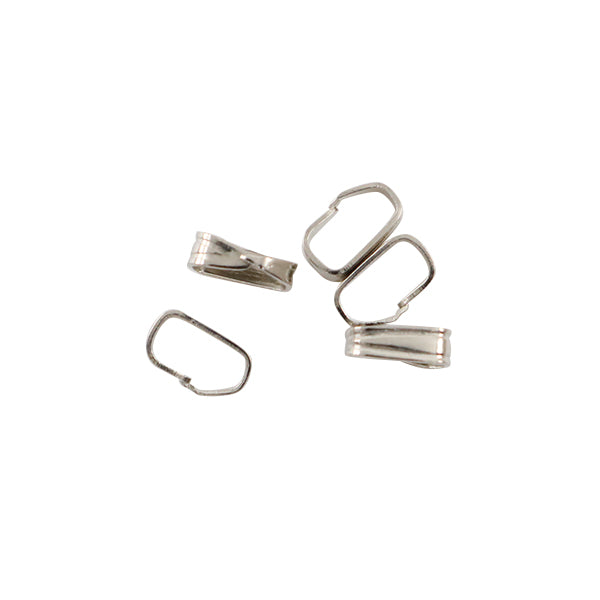 手芸金具 『スジ入りバチカン 小 シルバー 5個入り』