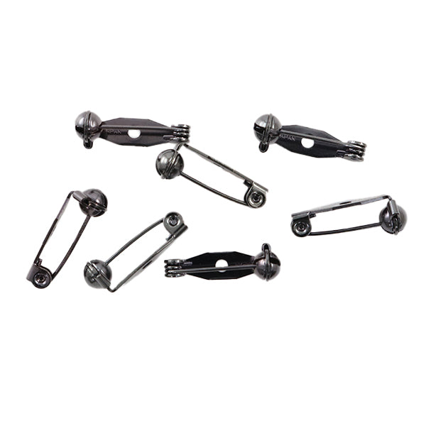 手芸金具 『回転ブローチ 20mm ブロンズ 7個入り』