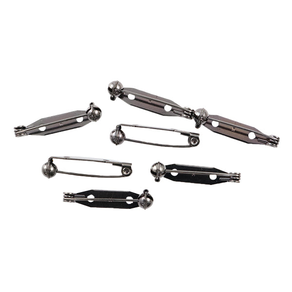 手芸金具 『回転ブローチ 28mm ブロンズ 7個入り』