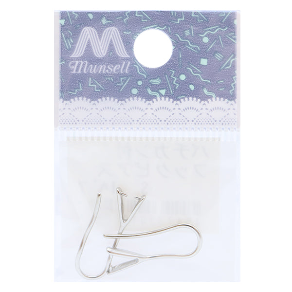 Bracket percant "Hook Perced Piercing Silver 1 paire avec le Vatican"