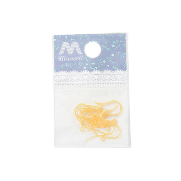 أقراط زينة "أقراط راتنج على شكل حرف U ذهبية 5 أزواج"