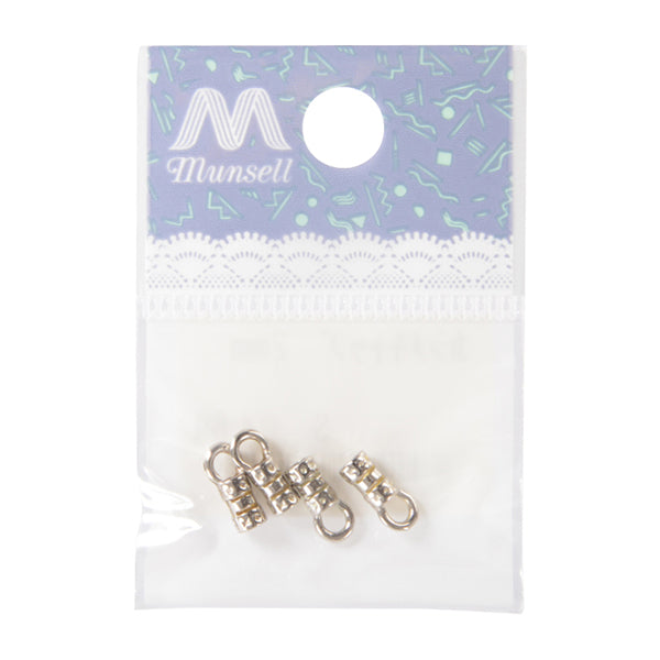 수예브래킷 "Kashime Cap 2mm Silver 4 조각"