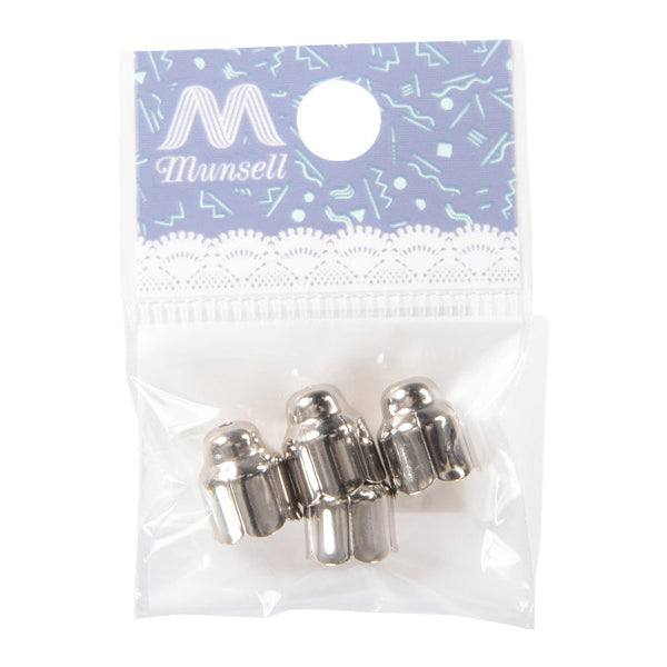 수예브래킷 "캡 8mm C-165 실버 4 조각"