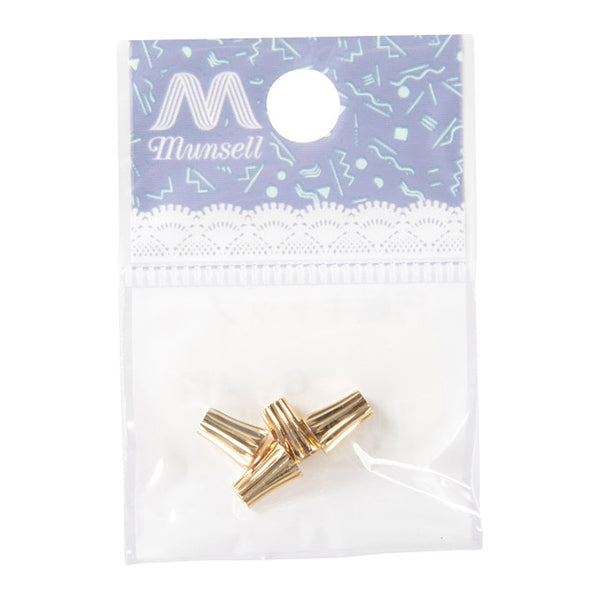 수예브래킷 "4 콘 캡 골드 4 조각"