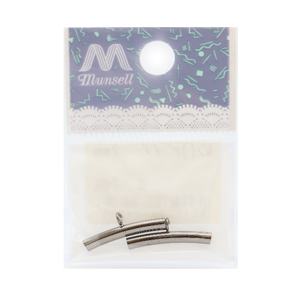 Handicraft bracket "Pipe with can 2mm black 2 pieces"