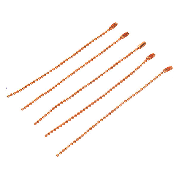 أشغال يدوية "سلسلة كرات ملونة برتقالي 5 قطع"