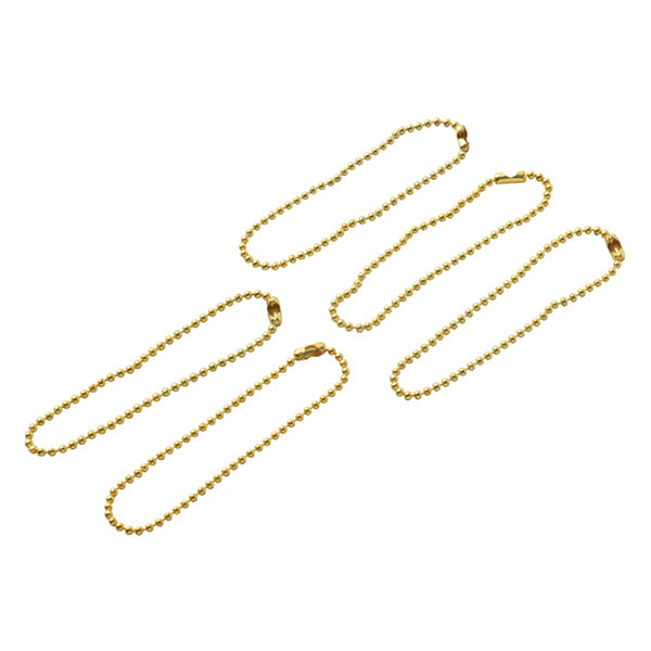 Staffa artigianale "Gold a sfera Gold 1,5 mm da 12 cm Cut 5 pezzi"