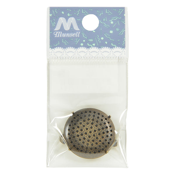 Handicraft bracket "Shower broach antique gold 25mm 1 piece #7005"