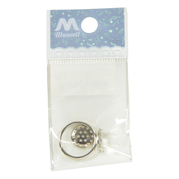 手芸金具 『シャワー リング シルバー 12mm 1個入り #7029』