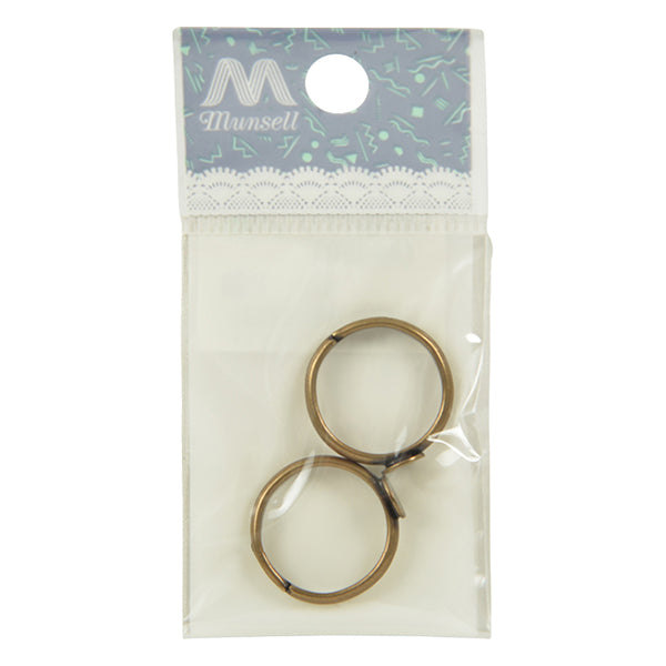 Handicraft bracket "Plate Ring Antique Gold 6mm 2 pieces #9050"